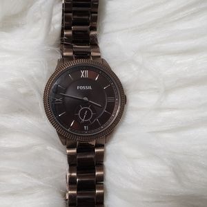 Fossil brown watch